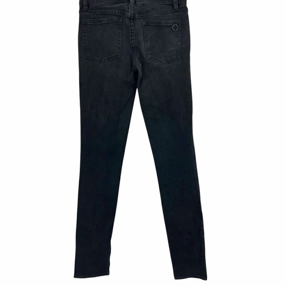 Tory Burch Women’s  Skinny Black Jeans Size 24